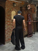 Ron two-tuck wide slacks