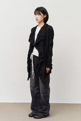 (W) Raven Wrinkled Cardigan
