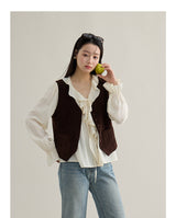Classic Layered V-Neck Knit Vest