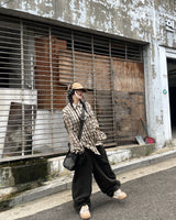 ダーキーワイドバルーンデニムパンツ