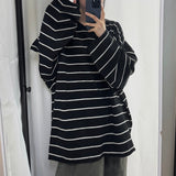 シアーストライプロングスリーブ
