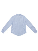 Silky Jacquard Shirt (Skyblue)