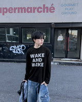 Text Regular Fit Long Sleeve