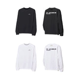 RELABEL MEMBER member-exclusive pure cotton raglan short and wide simple logo basic casual long-sleeved T-shirt