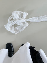 Wrinkle crazy scarf