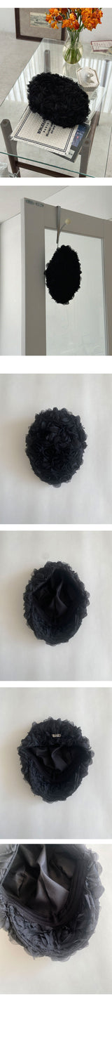 BLACK ROSE CHIFFON HUNTING CAP