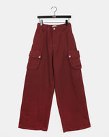 [MADE] Hauve Back Curve Cargo Pocket Wide Cotton Pants