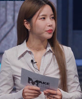 [Worn by Mamamoo Solar] Twist Wave 925 Silver + Rhodium Plating Adjustable Size Ring R050-01H