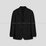 LMN エト3ボタン オーバーフィットブレザー (4 colors)