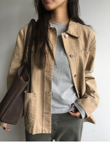 Trucker Washed Jacket (2color)