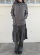 bold shirring skirt