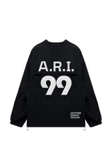 ARI ロングスリーブ ジャージー Tシャツ / ブラック