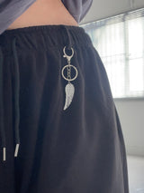 Celestial Feather Keychain