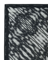 Haze Motif Square Scarf 95 _ BLACK