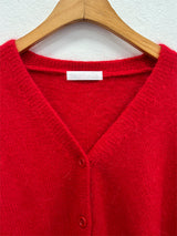 RABBIT ANGORA KNIT CARDIGAN