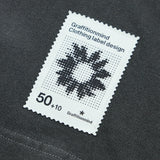 Graffitionmind グラフィティ長袖ピグメントTシャツ (Charcoal)