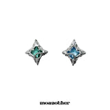 [Aespa Ning Ning Pick] Unbal Diamond Colorful Earring