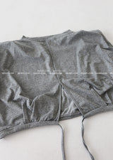 Pad string pintuck oversized fit sleeveless