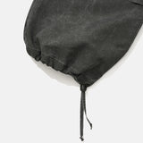 ピグメントナイロンパンツ / Black charcoal