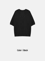 YM リタVネックニット (3 colors)