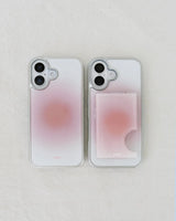 Morning Peach_Silver iPhone Galaxy Case(MagSafe)