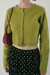 Dot frill skirt_black