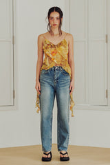 Twinkle Straight Denim Pants (BLUE)