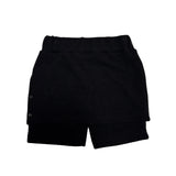 Knit snap skirt pants