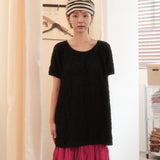 Marguerite Lace Onepiece Top (black)