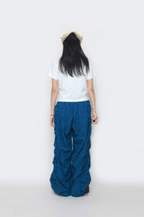 Shirring Parasuit Nylon Pants