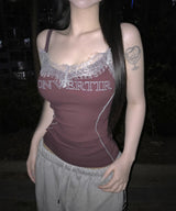 monica lace sleeveless (4colors)