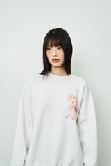  CEC GRAPHIC LOGO SWEATSHIRT(WHITE/NAPPING)