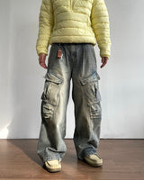 Peace Cargo Denim Pants