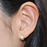 Twinkle chubby star earring(Matte)