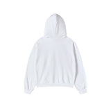 25FW WOMAN トゥインクルクロップフーディー ホワイト