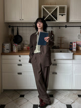 Lowell Dust Two Tuck Pants