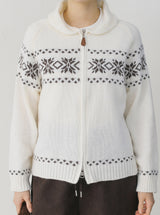 Snowfall Knit Zip-Up
