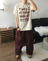 ゴーホームプリンテッドTシャツ