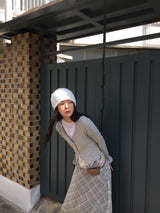 Sunflower Knit Beanie (3color)