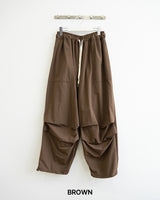 Ded Pintuck Nylon Pants