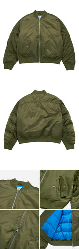 24FW バルーンフィットMA-1パッディングジャケット カーキ