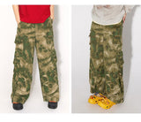 Casual pants with personality, breathable, loose and multi-pocketed for spring and summer.