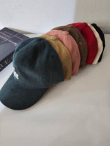 LMN Ever LA Embroidery Corduroy Ball Cap (6 colors)