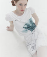 Xレイローズパフキャップスリーブ White