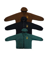 Oversized Two-Way Washed Puffer Jacket (6oz)