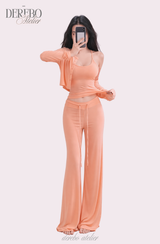 Roena pad sleeveless flare training set-up (pants regular)