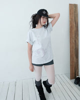 ドレミTシャツ / white melange