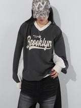 (UNISEX) NYオーバーフィットクリスピースウェットシャツ