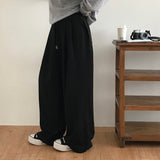 [MADE] Square wide rubber waist long pants