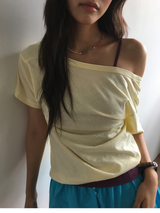 Mellow Deep U-Neck T-Shirt (3color)